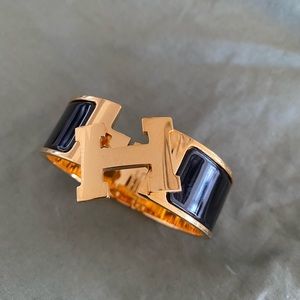 Hermès click clack “H” bracelet